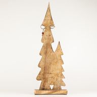 Lost in the Forest – Groß – Doppelte emaillierte Bäume – (45x15x2,5cm)