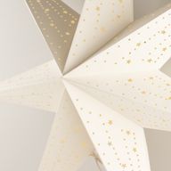 Sternlampe – Klassisch Weiß – siebenzackig – 60 cm