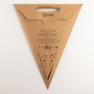 Sternlampe – Naturbraun – Siebenzackig – 60 cm