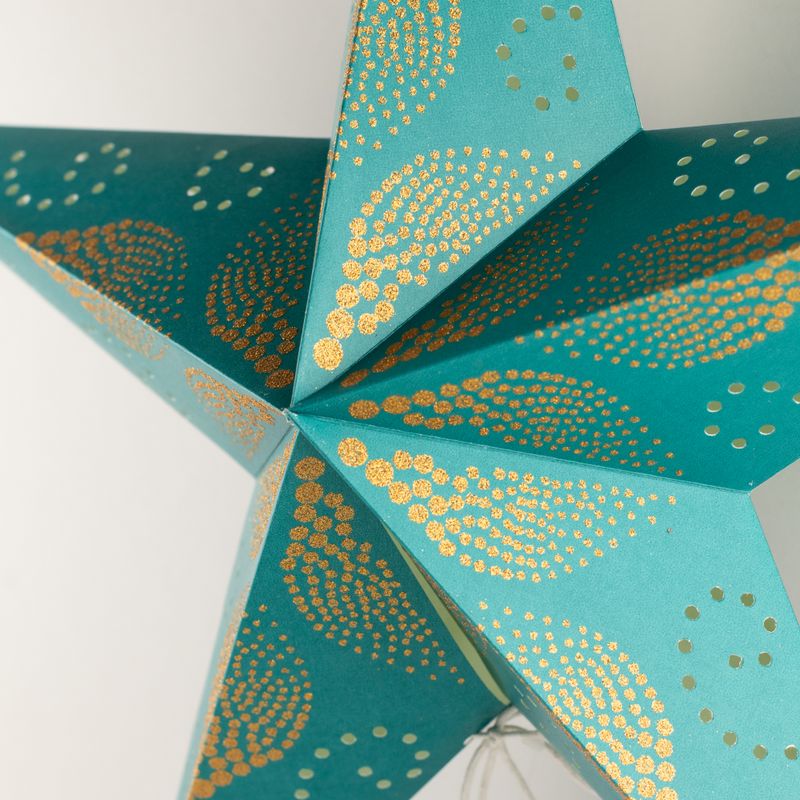Sternlampe – Green Festival – fünfzackig – 60 cm