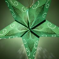 Sternlampe – Green Festival – fünfzackig – 60 cm