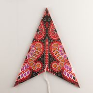 Sternenlampe - Fire Festival, fünfzackig - 60 cm