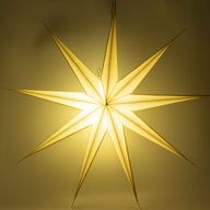 Sternlampe - Super Nova Champagner Glitzer, neun Zacken - 90 cm