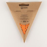 Sternlampe – Orangefarbene Lichter, neun Zacken – 45 cm