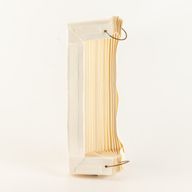 Wandleuchte aus plissiertem Papier im skandinavischen Stil