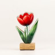 Zimmerpflanzen aus Holz – Mini-Tulpe