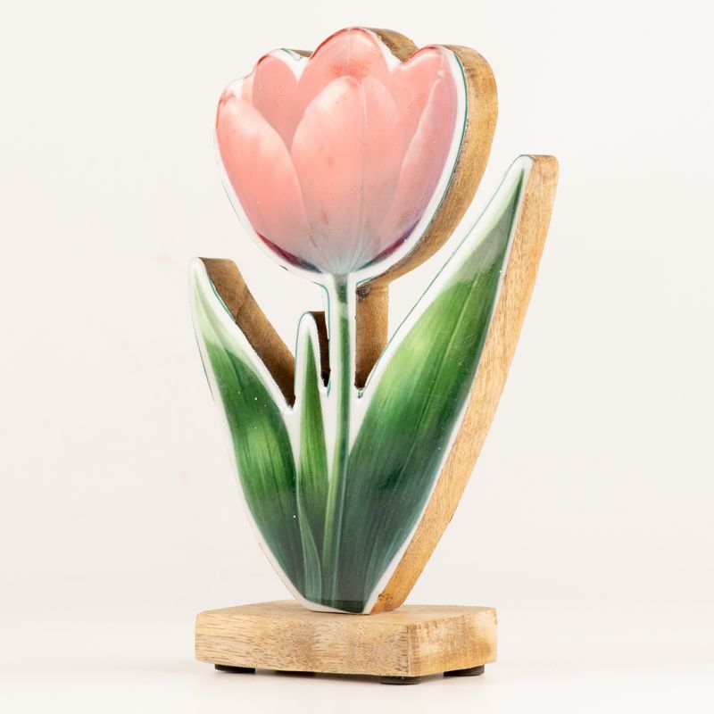 Holz-Zimmerpflanze – Große Tulpe