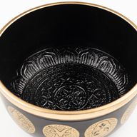 Schwarze Zodiak-Schalen – 3er-Set – 15cm, 19cm, 20cm