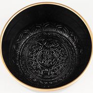 TRUE NORTH – Schwarze Klangschale im Set – 15x7,5cm