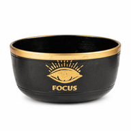 FOCUS – Schwarzes Klangschalen-Set – 15x7,5cm