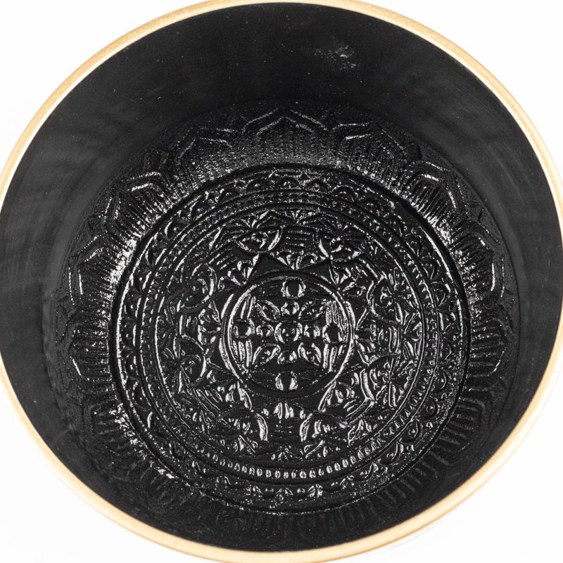 FOCUS – Schwarzes Klangschalen-Set – 15x7,5cm