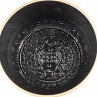 FOCUS – Schwarzes Klangschalen-Set – 15x7,5cm