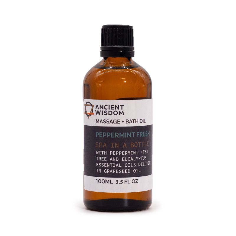 Frische Pfefferminze Massageöl - 100ml