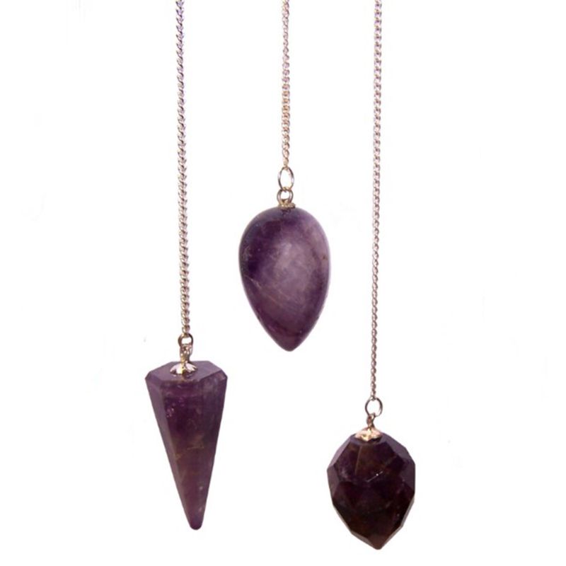 Magische Edelsteinpendel 'Amethyst'