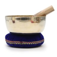 Tibetische Artefakte und Klangschalen Große Messingklangschale - 17cm