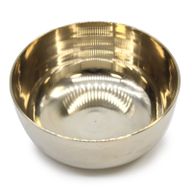 Tibetische Artefakte und Klangschalen Große Messingklangschale - 17cm