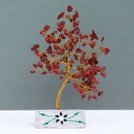 Indische Edelsteinbäume Roter Jaspis - 160Steine