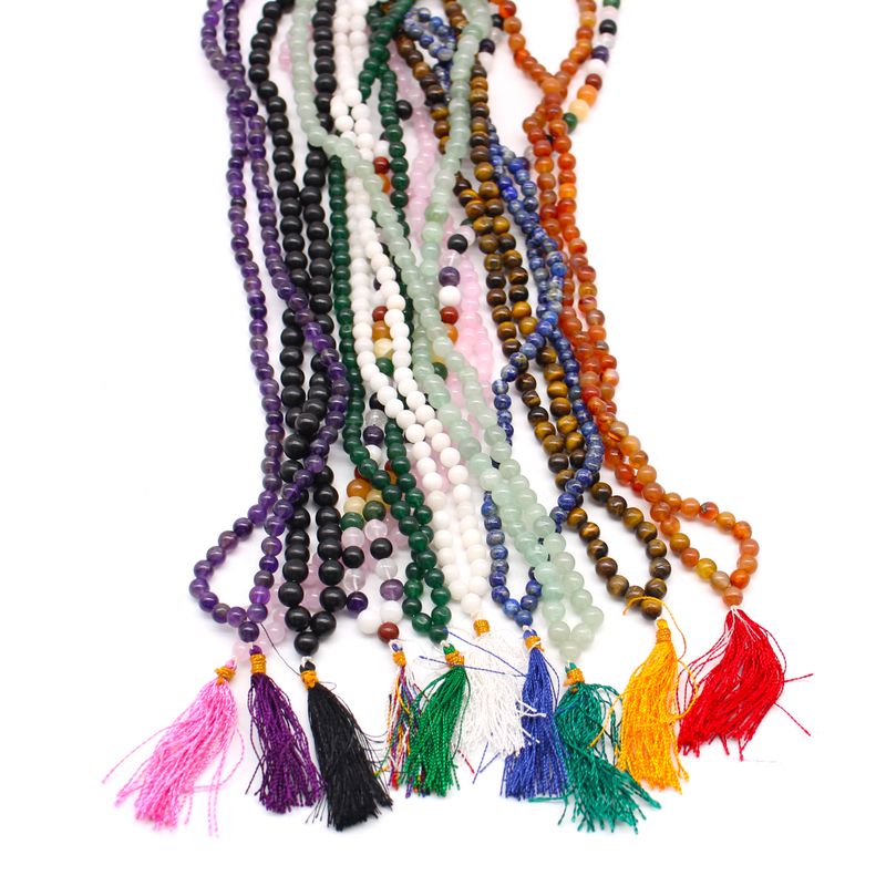 108 Perlen Malas- Rosenquarz