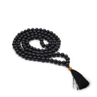 108 Perlen Malas- Schwarzer Achat