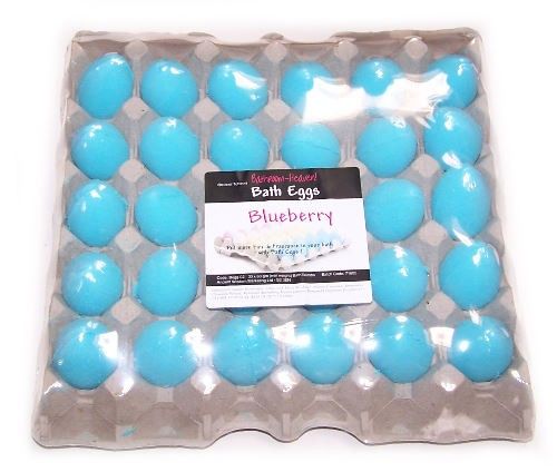 Badebombe "Badeei" - Blaubeere