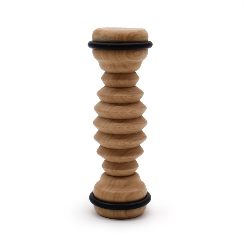 Massagezubehör aus Holz Fußmassageroller