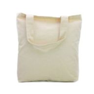 Kleine Baumwolltasche mit kurzen Henkeln 20x25