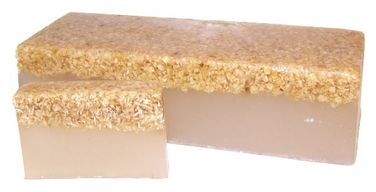 Packung mit 13 Honig & Haferflocken Seifenstücke - 100g