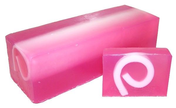 Packung mit 13 Himbeere & Schwarzer Pfeffer Seifenstücke - 100g