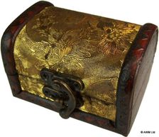 Truhen im Kolonialstil groß - golden