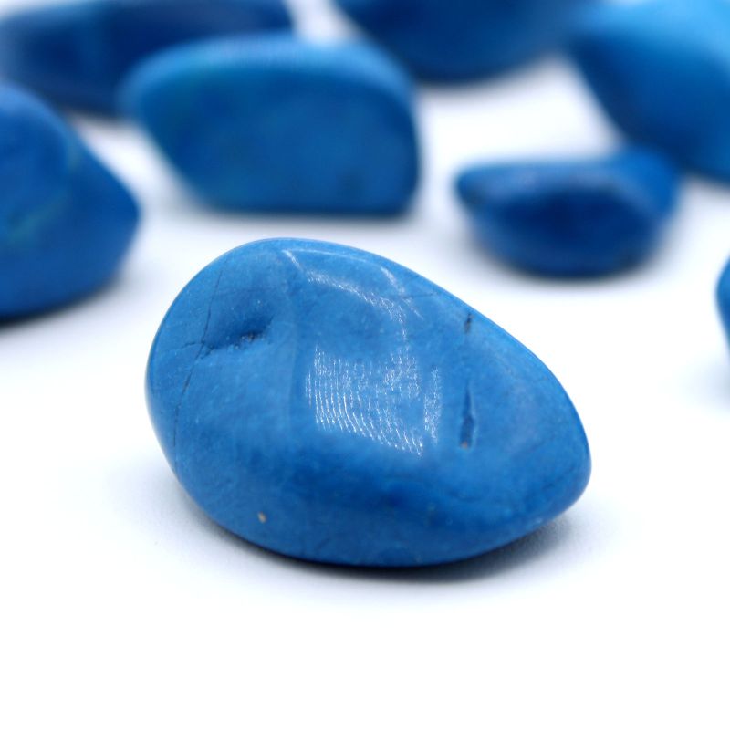 Große Trommelsteine - Blue Howlite