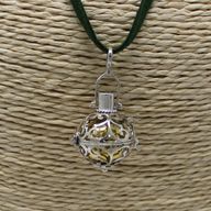 Silberne Engelsglocke - Romantic - 18mm