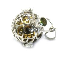 Silberne Engelsglocke - Romantic - 18mm