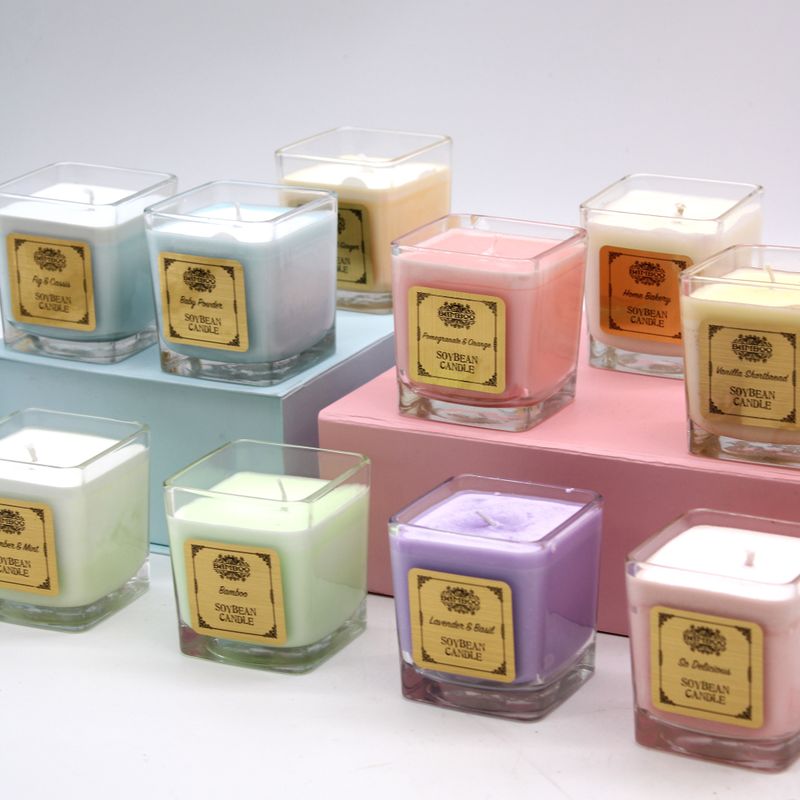 Sojawachskerze in Glas "Feige & Johannisbeere"
