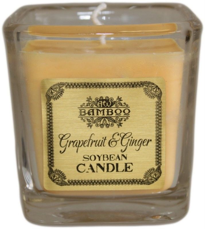 Sojawachskerze in Glas "Grapefruit & Ingwer"