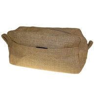 Kulturbeutel aus Jute - Natur
