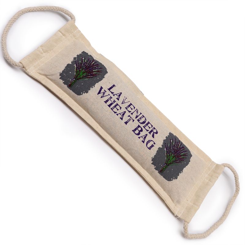 Weizenbeutel aus natürlicher Baumwolle – Lavendel