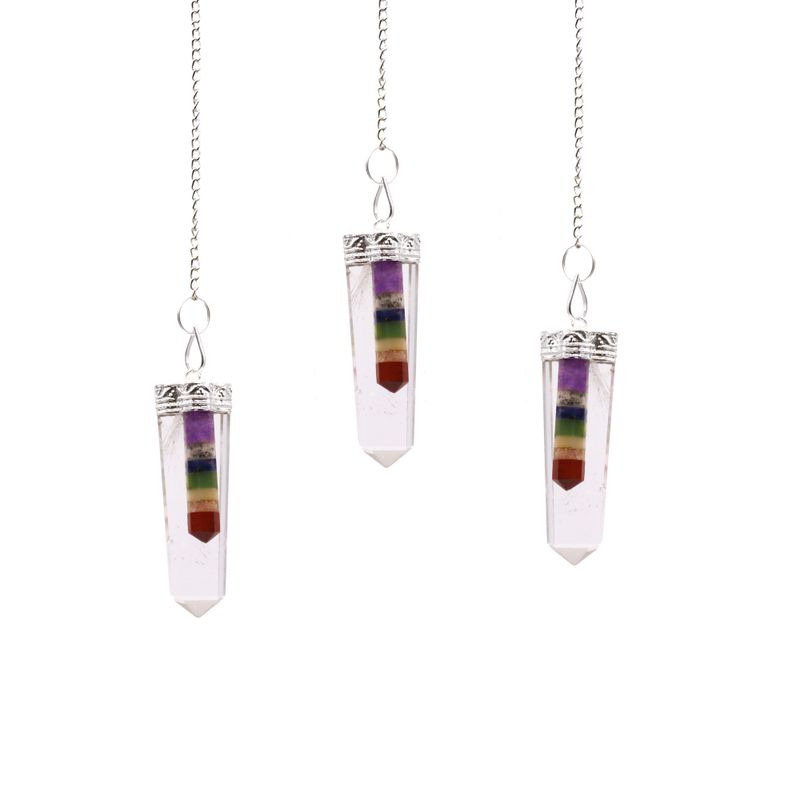 Bergkristall-Chakra-Pendel