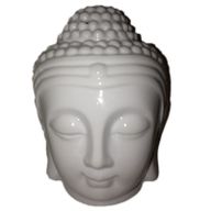 Budakopf Duftlampe  - Weiß