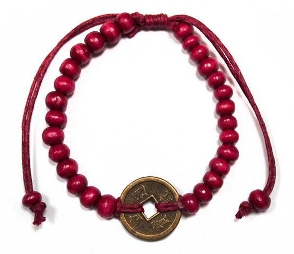 Feng-Shui-Armbänder rot