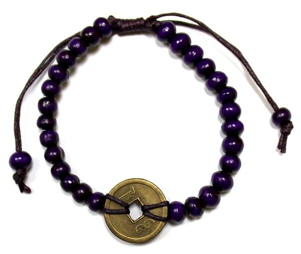 Feng-Shui-Armbänder lila