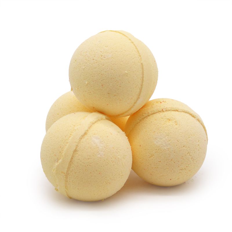 Badekugel mit ätherischen Ölen – Kamille und Grapefruit