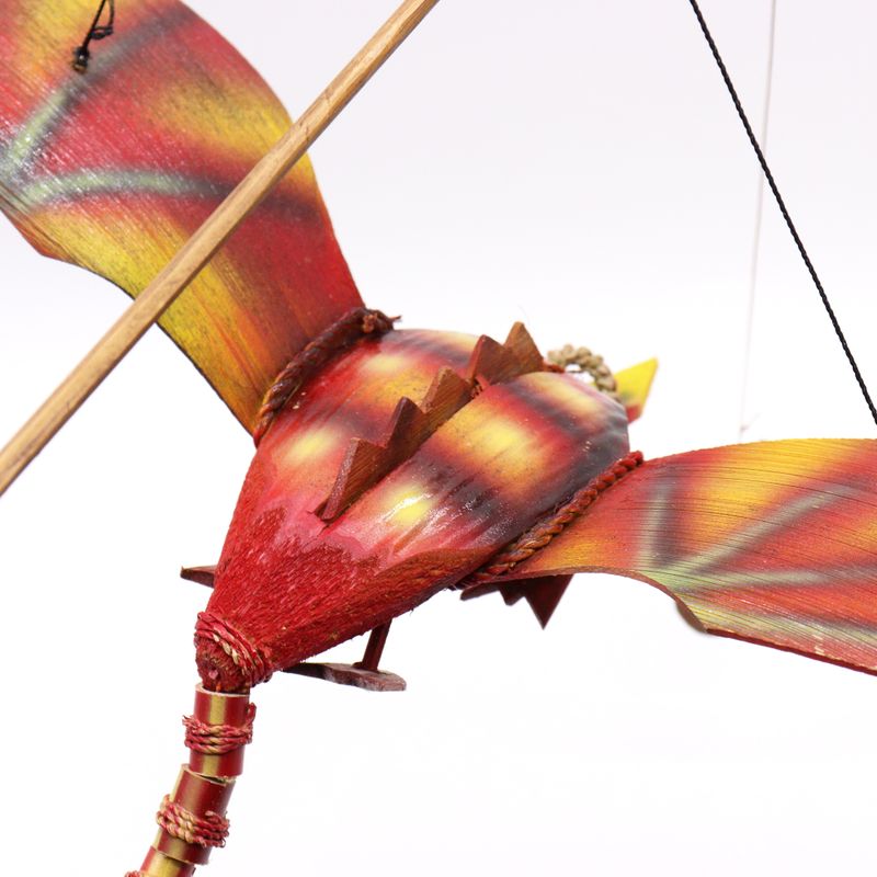 Kokosnuss-Drachenmobiles rot 37cm
