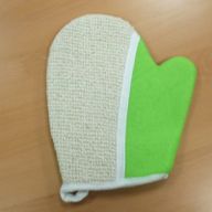 Massage- & Exfolierartikel Jutefäustlinge - Farbenmix