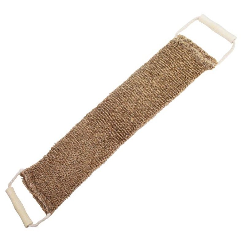 Massage- & Exfolierartikel Juterückenband- braun
