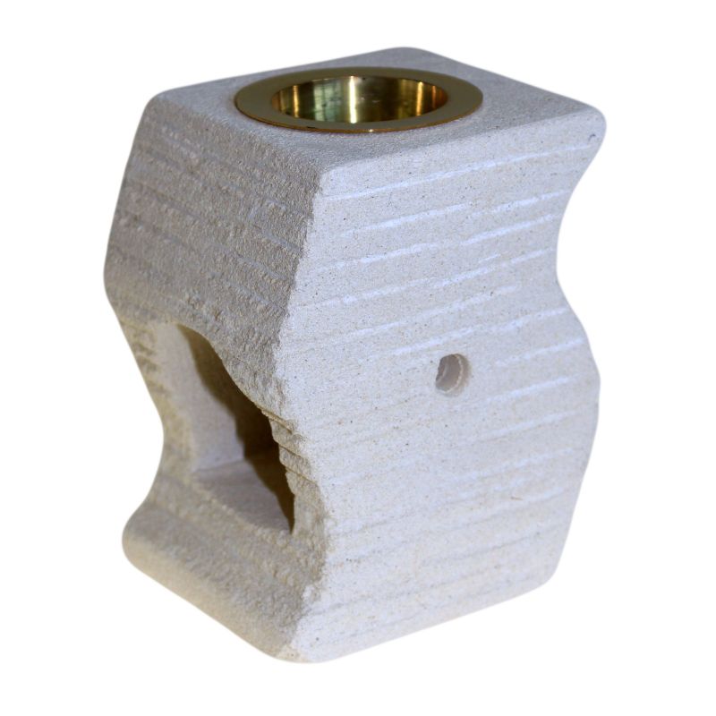Sandstein-Duftlampen S-förmig