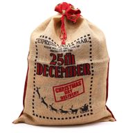 Jute-Weihnachtssack-25th Dezember
