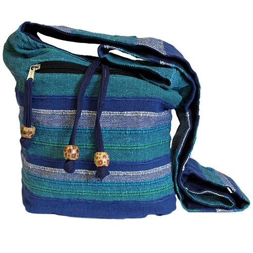 Nepal tasche - blau