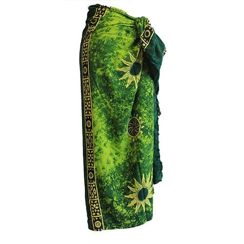 Bali Keltische Sarongs – Sonnensymbole (4 verschiedene Farben)