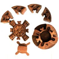 Rundes Petale Puzzelbox