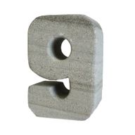 Geburtstags-Kerzenhalter aus Granit - No. 9